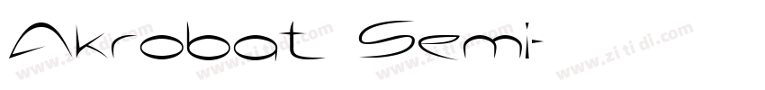 Akrobat Semi字体转换